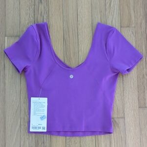 lululemon Plum Align Top